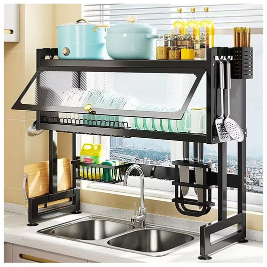 Escurridor de Platos con Almacenamiento