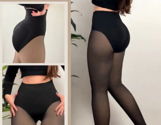 Medias Térmicas 220 Gramos Control Abdomen Levanta Glúteos