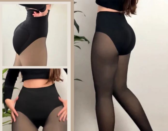 Medias Térmicas 220 Gramos Control Abdomen Levanta Glúteos