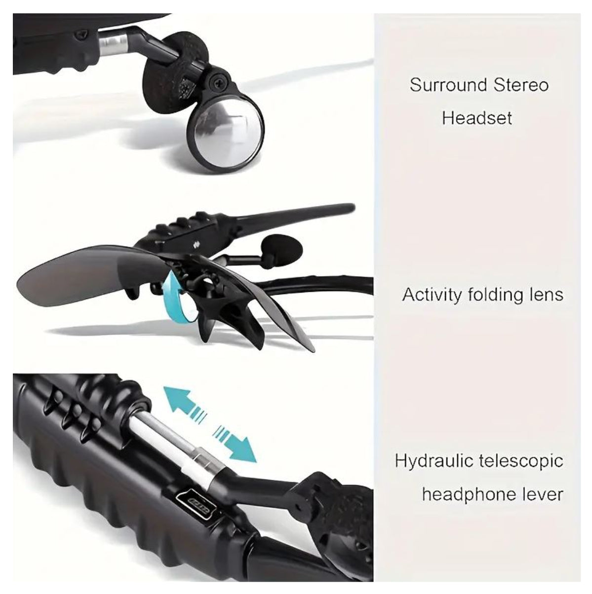 Gafas Bluetooth Auriculares AudioBX® polarizadas