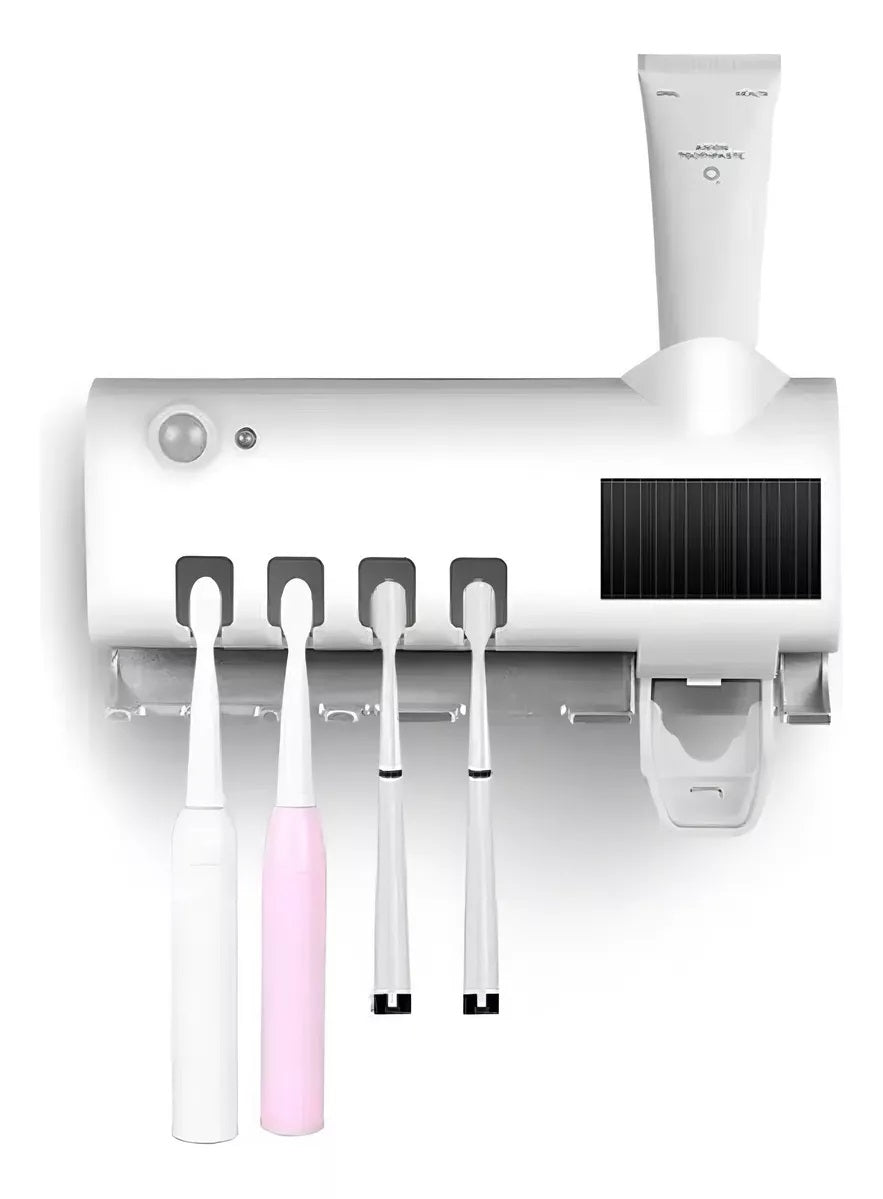 Dispensador Crema Dental + Soporte Esterilizador UV