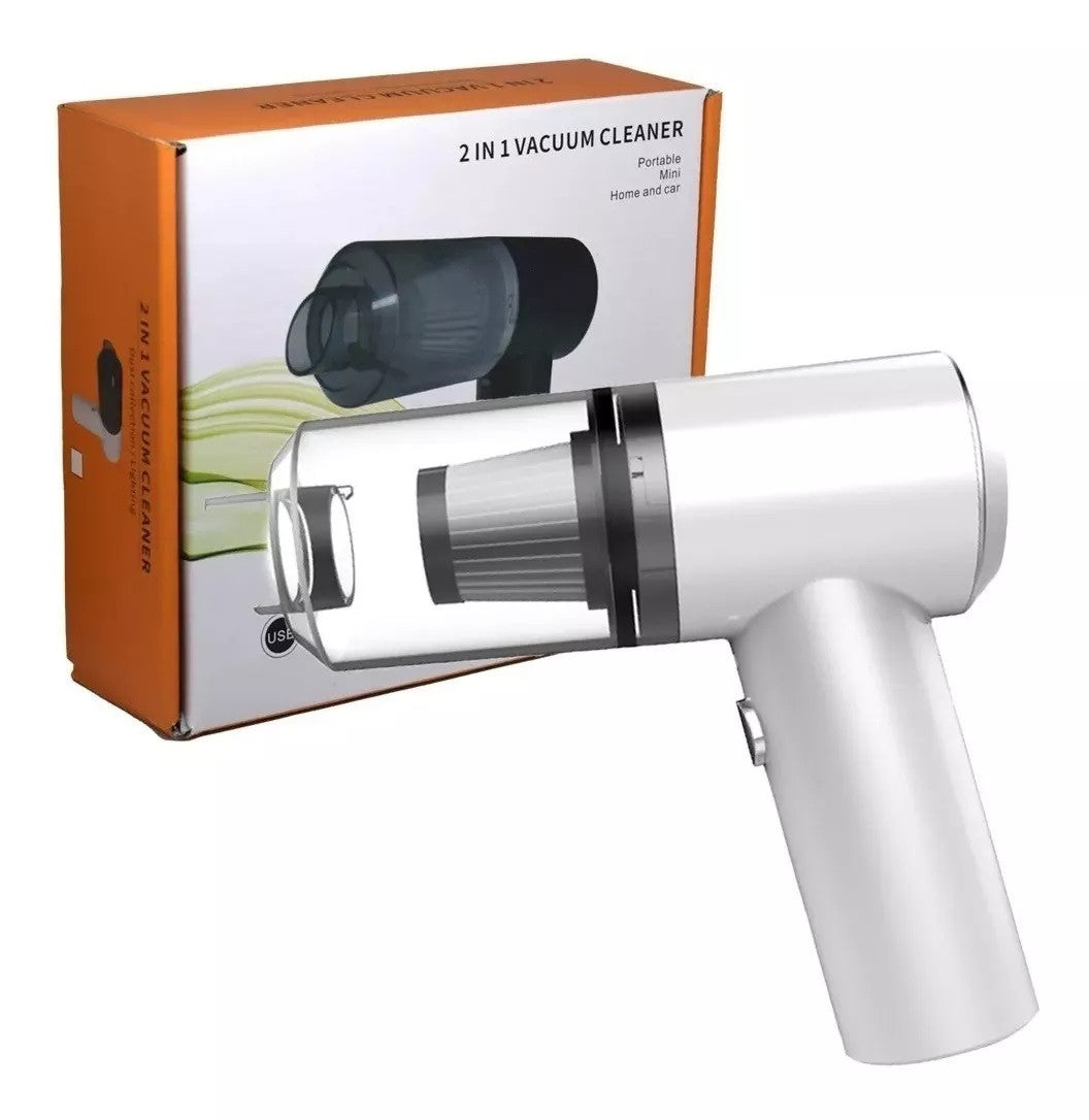 Aspiradora Portátil 2 en 1 Recargable