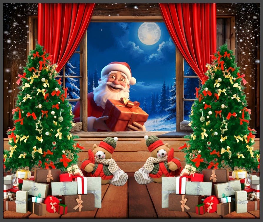 Telón de Navidad Pared 2.50 mts x 2.00 mts